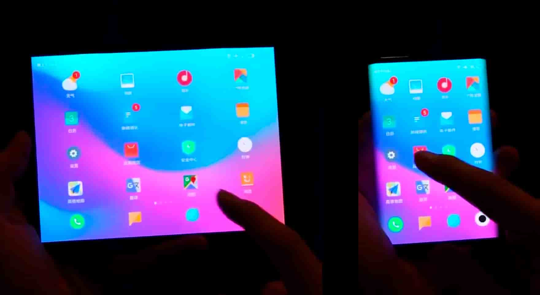 Xiaomi FLEX el teléfono que se dobla, luce genial!