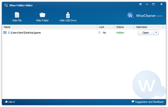 Wise Folder Hider el mejor programa para ocultar archivos o carpetas