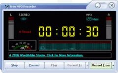 Grabar audio de la computadora con Free MP3 Recorder