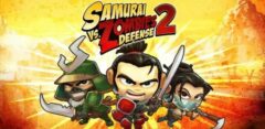 Juego adictivo de zombies para Android, Samurai Vs Zombies Defense 2