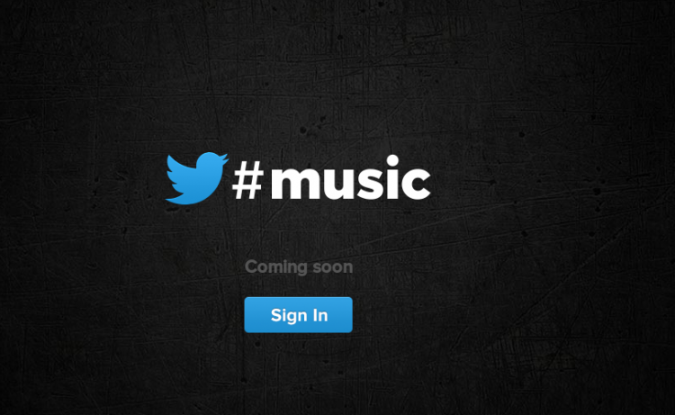 Pronto servicio de música de Twitter, Twitter Music