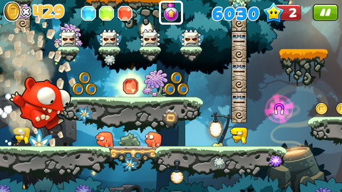 Mega Run en iPhone un juego divertido en donde debes correr y correr