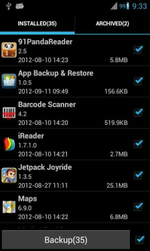 Aplicación para hacer copia de tus datos o copias de seguridad en Android, SuperBackup