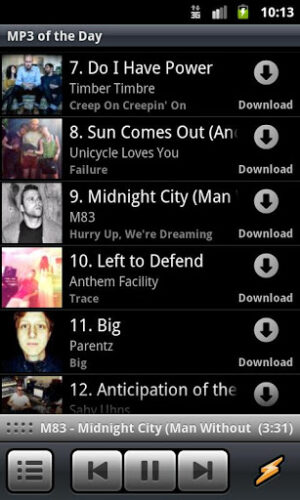 Uno de los mejores reproductores de Audio y vídeo en Andriod, es Winamp