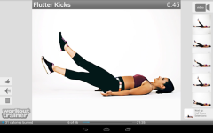 Entrenador físico personal, de hacer ejercicios con Android, Workout Trainer