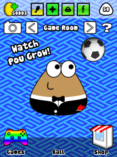 Pou en Android, Criar y cuidar una mascota virtual estilo Tamagotchi