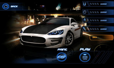 Juego de carros en 3D para Android Speed Night 2