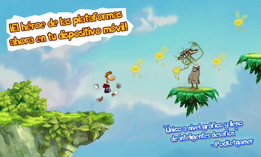 Muy buen juego de aventuras en Android, Rayman Jungle Run