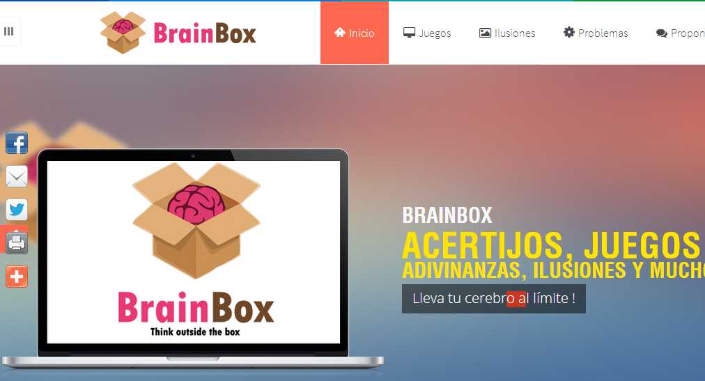 Juegos de inteligencia o mentales para tu cerebro, Brainbox