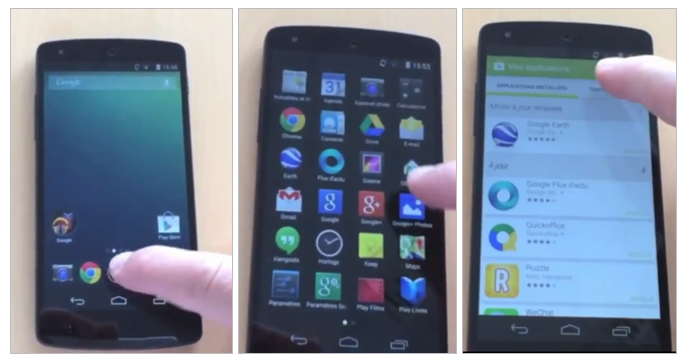 El vídeo completo del Nexus 5, y Android 4.4 o Kit Kat