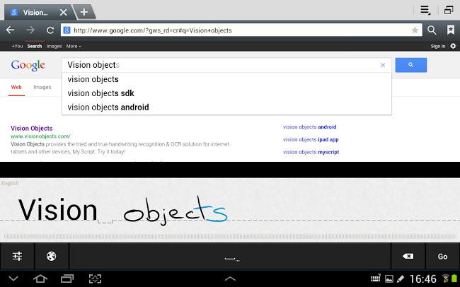 Escribir a mano en Android, es posible gracias a MyScript Stylus