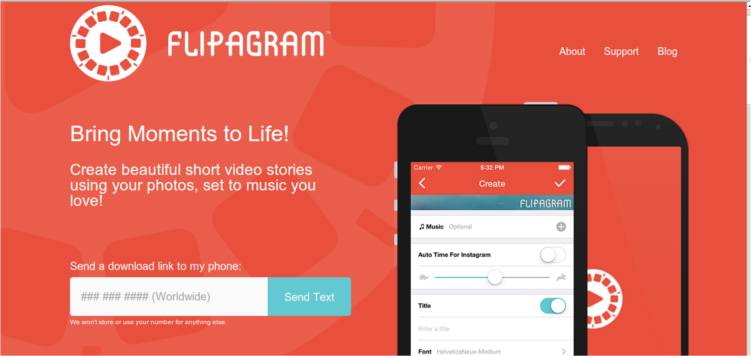 Crear vídeos con tus fotos de Instagram, con música y todo, en Flipagram