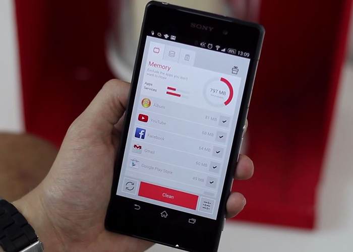 Como limpiar tu teléfono Android por dentro, la RAM y almacenamiento, con The Cleaner