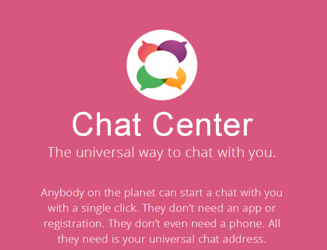 Realizar chat en grupo o en pareja de forma segura o cifrada, con Chat Center