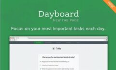 Añadir una lista de tareas a Chrome que te persigue en cada pestaña, Dayboard