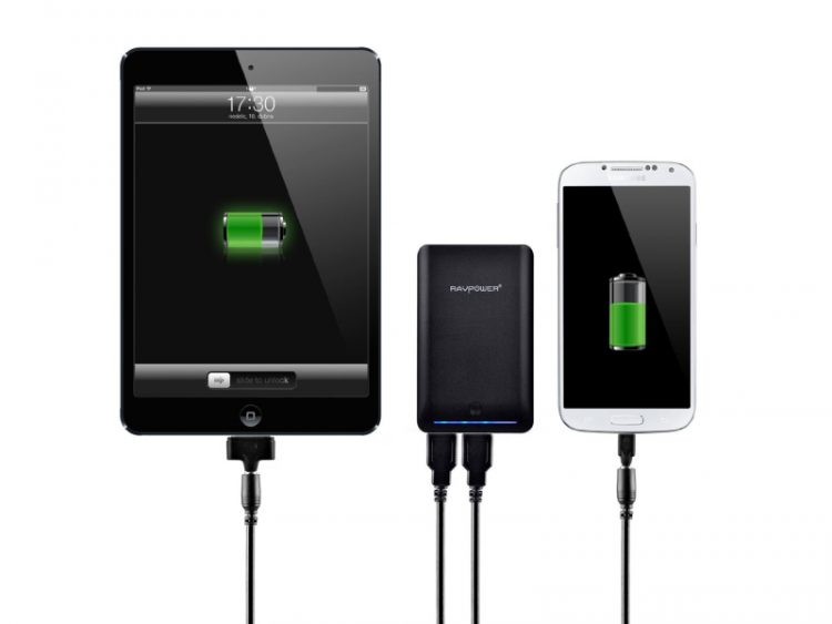 La mejor batería externa para cargar teléfonos Android, RavPower Deluxe