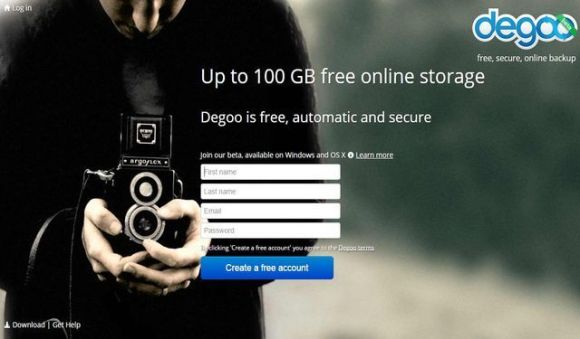 Herramienta para almacenar hasta 100GB online y gratis para Backups, Degoo