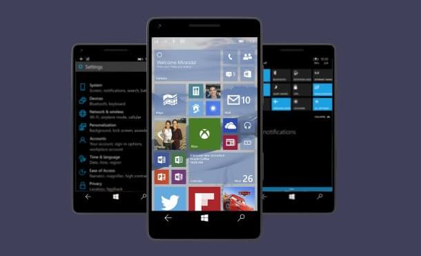 Como luce Windows 10 en un teléfono? genial no cabe duda!