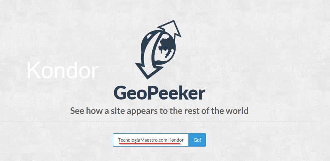 GeoPeeker para ver tu página web desde otros países y su velocidad