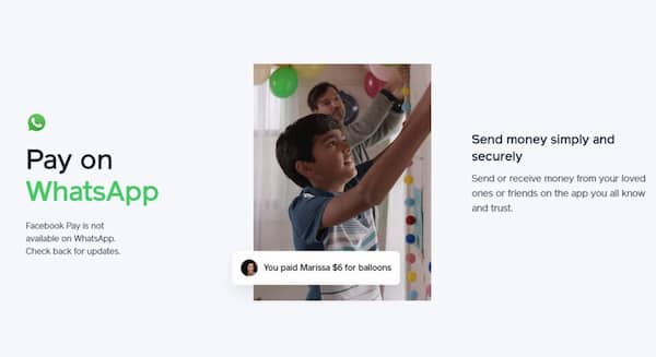 whatsapp pay