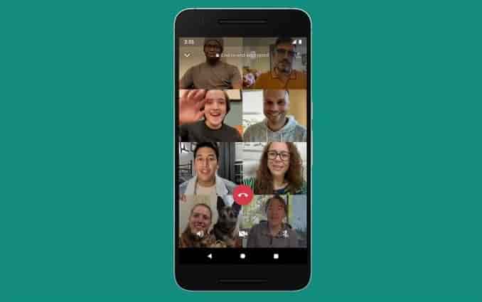 llamadas en video en whatsapp 8 personas