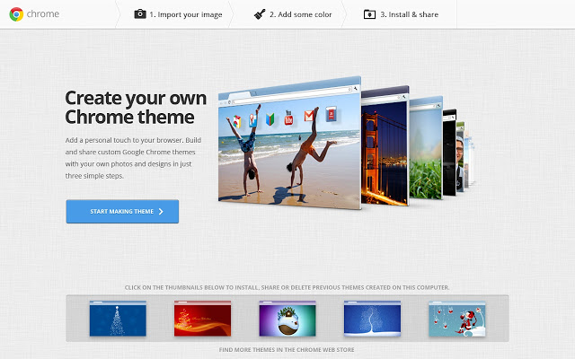 Como crear temas para Google Chrome facilmente con Mi tema de Chrome Como crear temas para Google Chrome facilmente con Mi tema de Chrome