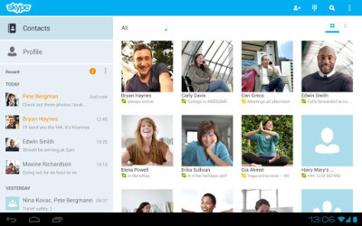 1- Skype para Android