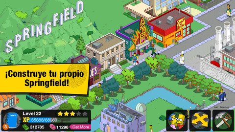 El juego de los Simpson para iPhone muy divertido y entretiene, Los Simpson Springfield juego de los simpson en iphone tecnologiamaestro