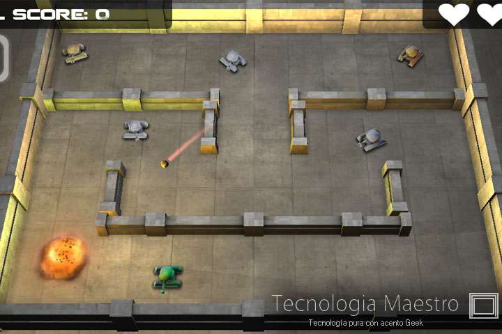 24 mejores juegos gratis para tablet en Android muy divertidos 9-Tank-Hero-juego-tecnologiamaestro-min