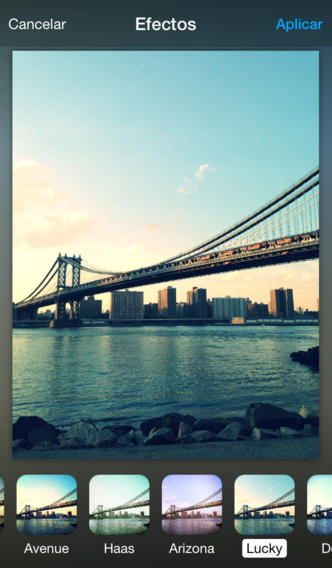 Los 4 mejores editores de fotos para iPhone o iOS Photo Editor de Aviary para iphone (TecnologiaMaestro.com)