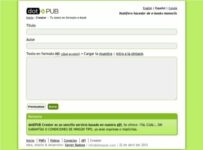 Crear un libro electrónico o ebook a partir de texo, en DotEpub Crear un libro electrónico o ebook a partir de texo, en DotEpub