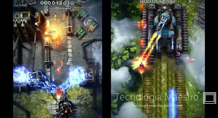 Los mejores juegos y aplicaciones Android para Alcatel One Touch Idol, Ultra, X y POP 16-skyforce-2014-android-tecnologiamaestro.min