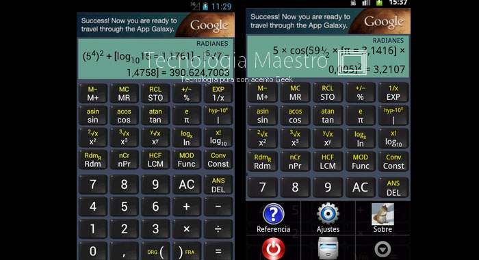 Las 20 mejores aplicaciones Android para Samsung Galaxy S4 24-calculadora-cientifica-android-tecnologiamaestro.min