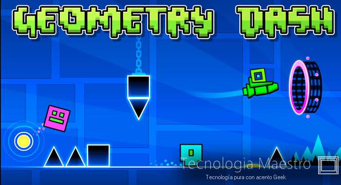 Los 14 mejores juegos para teléfono LG G2 con Android 28-geometry-dash-android-tecnologiamaestro.min