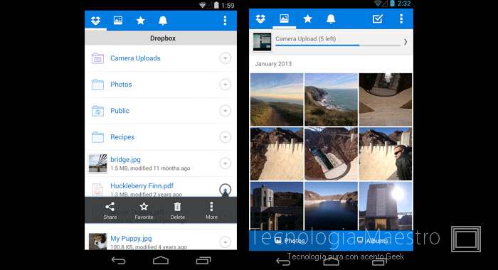 Las 20 mejores aplicaciones Android para Samsung Galaxy S4 9-dropbox-android-tecnologiamaestro.min