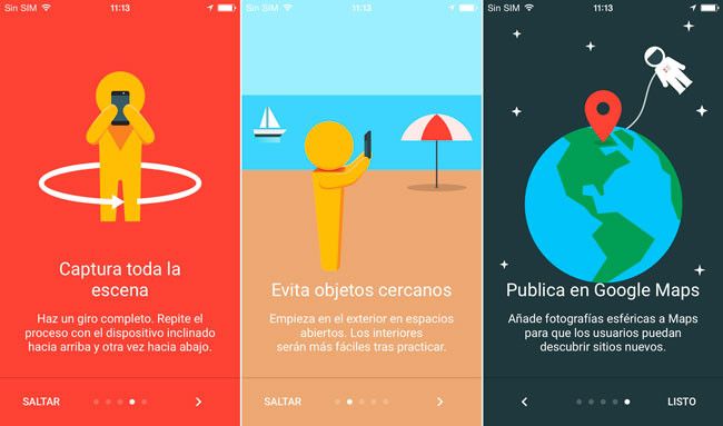 Tomar fotos panorámicas o en 360 grados en iPhone, con Photo Sphere y gratis Tomar fotos panorámicas o en 360 grados en iPhone, con Photo Sphere y gratis