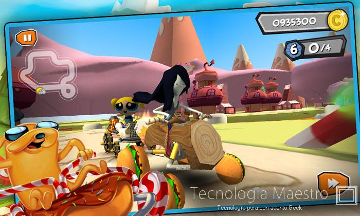 Los mejores juegos para Android recomendados, mes Agosto 1- Formula Cartoon All-Stars-android-tecnologiamaestro.min