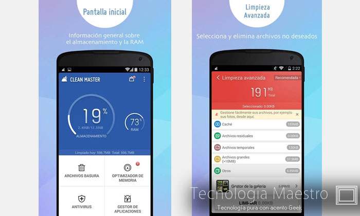 Los mejores juegos y aplicaciones Android para Alcatel One Touch Idol, Ultra, X y POP 2-clean-master-android-aplicacion-tecnologiamaestro.min