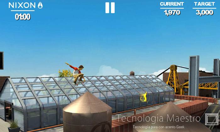 Los mejores juegos para Android recomendados, mes Agosto 9- Transworld Endless Skater-android-tecnologiamaestro.min