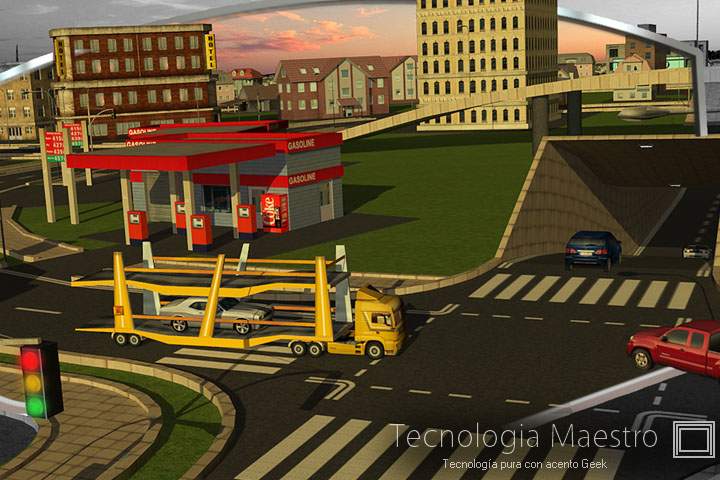 Los 22 mejores juegos Android Septiembre 2014 12-3D-Car-Transport-Trailer-juego-tecnologiamaestro-min