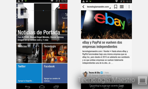 Una revista con noticias diarias en el móvil, Flipboard Una revista con noticias diarias en el móvil, Flipboard