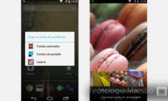 Como se cambia el fondo de pantalla o wallpaper en Android Como se cambia el fondo de pantalla o wallpaper en Android