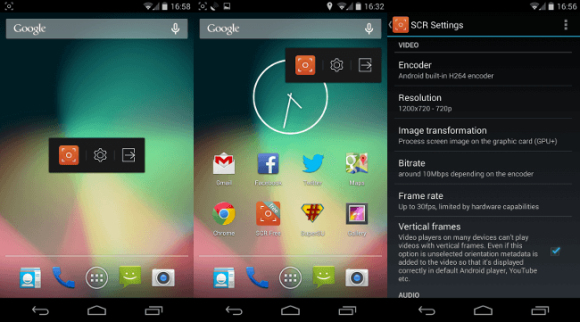 Grabar la pantalla de tu teléfono Android 5.0 Lollipop con SRC, sin Root Grabar la pantalla de tu teléfono Android 5.0 Lollipop con SRC, sin Root