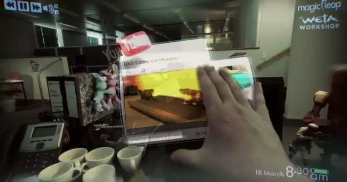 Vídeo impresionante de realidad virtual, con Magic Leap de Google Vídeo impresionante de realidad virtual, con Magic Leap de Google