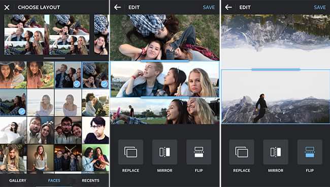 Hacer colllages o mezclar varias fotos en una, Layout para Android Hacer colllages o mezclar varias fotos en una, Layout para Android