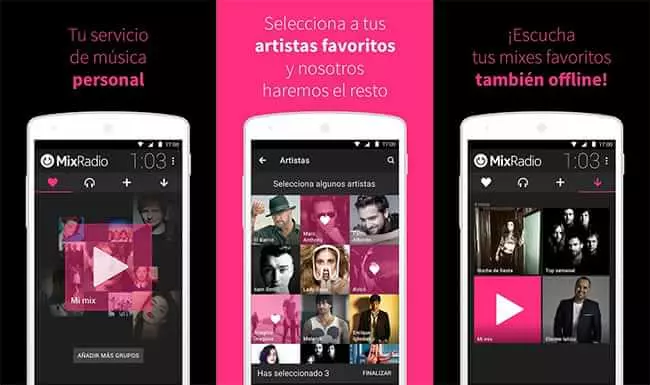 MixRadio, para escuchar música online gratis por fin llega a Android MixRadio, para escuchar música online gratis por fin llega a Android