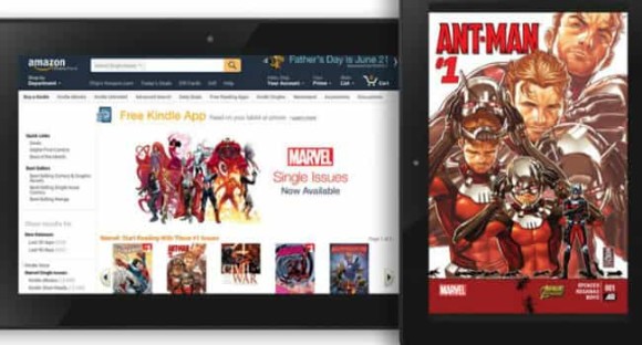 Amazon realiza acuerdo con Marvel para ofrecer 12 mil cómics en su tienda Amazon realiza acuerdo con Marvel para ofrecer 12 mil cómics en su tienda