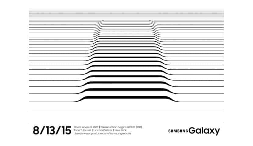 Evento de Samsung el 13 de agosto y viene el Galaxy Note 5 Evento de Samsung el 13 de agosto y viene el Galaxy Note 5