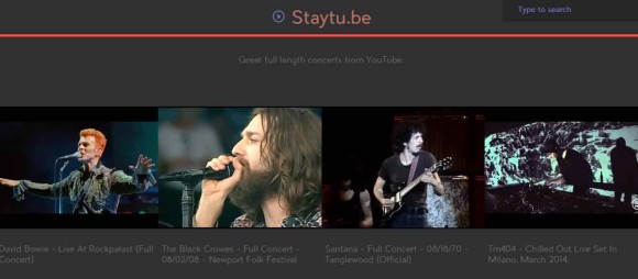 Ver conciertos completos y gratis de muchos artistas, Staytube Ver conciertos completos y gratis de muchos artistas, Staytube