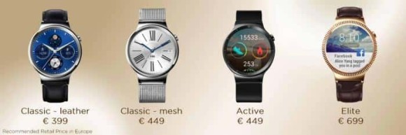 Huawei Watch presentado otra vez, ahora con precios y disponibilidad Huawei Watch presentado otra vez, ahora con precios y disponibilidad